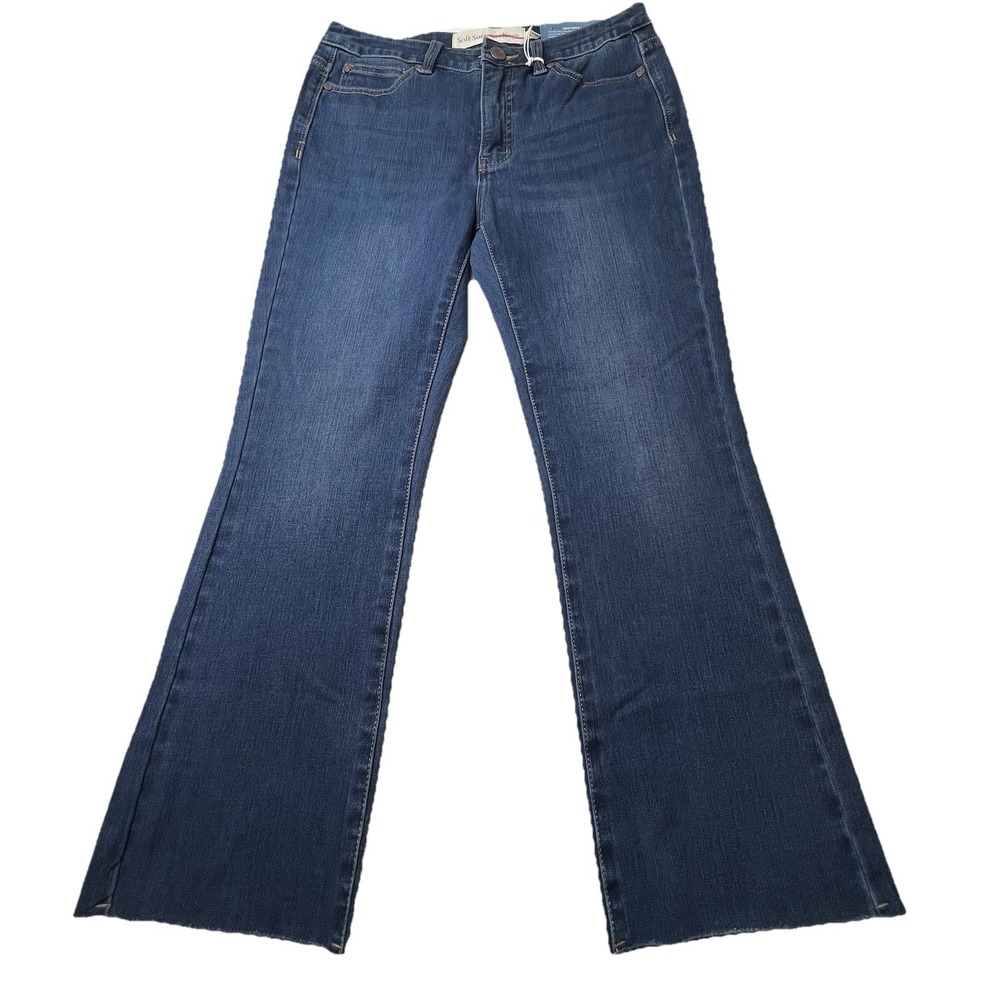 Soft Surroundings The Ultimate Cropped Denim Bootcut Jeans 4P NWT